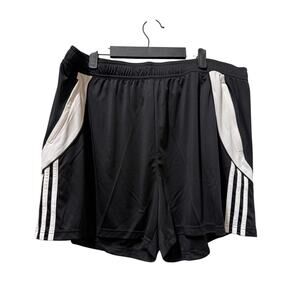 NWT Adidas Performance Shorts Black/White Aeroready Womens Plus 2XL
